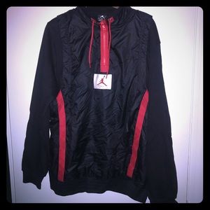 Jordan Retro Bred half zip sweatshirt .